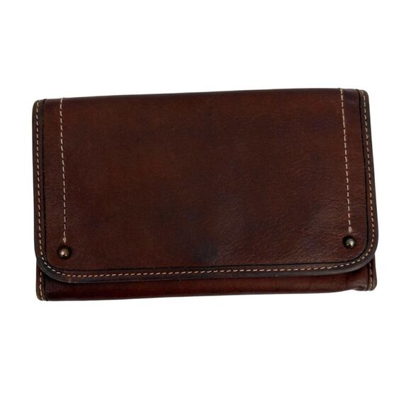 Jeun Bang Leather Wallet Cardholder in Brown - Picture 2 of 5